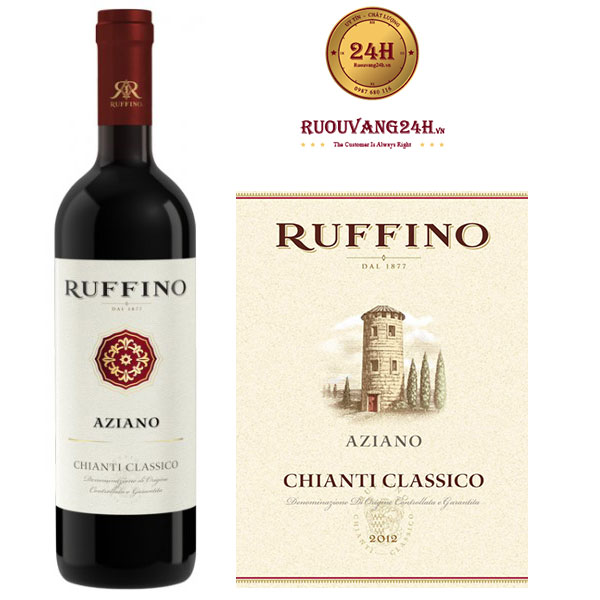 Rượu vang Ruffino Aziano Sangiovese – Blend
