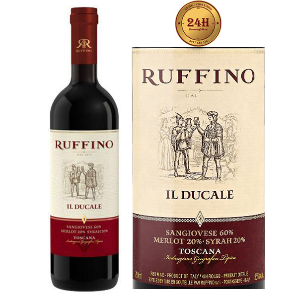 Rượu Vang Ruffino IL Ducale Sangiovese - Syrah – Merlot