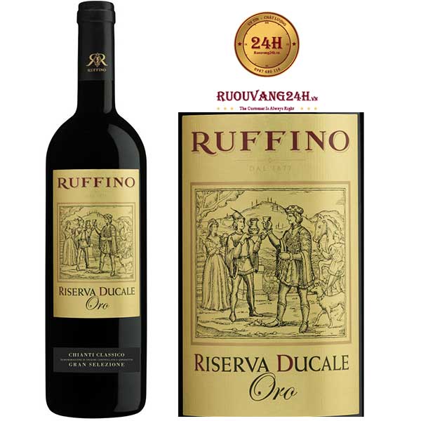 Rượu vang Ruffino Riserva Ducale Oro Sangiovese – Blend