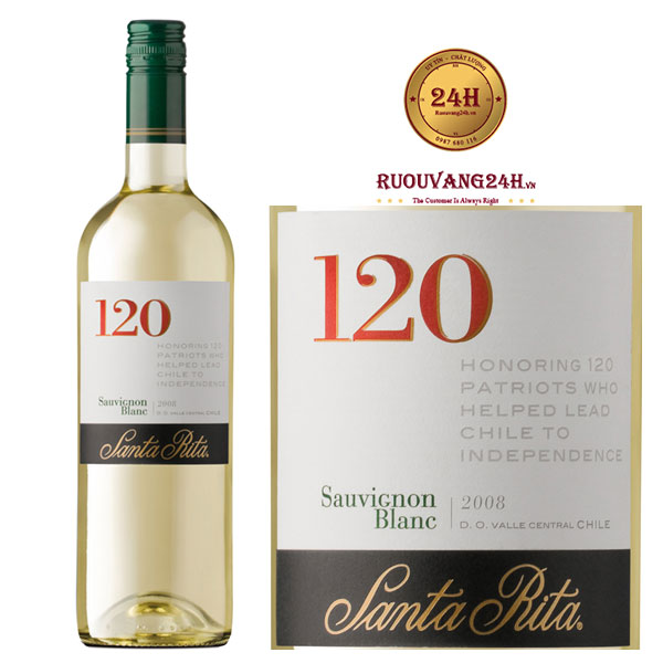 Rượu vang Santa Rita 120 Sauvignon Blanc