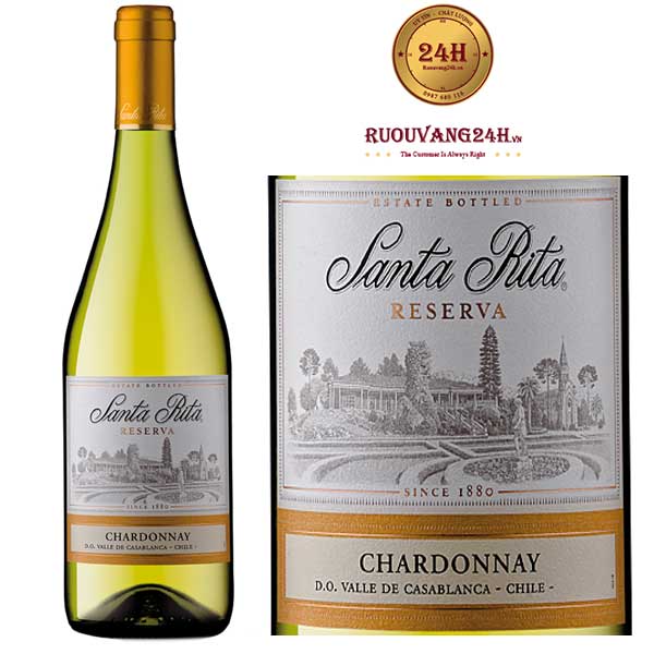 Rượu vang Santa Rita Reserva Chardonnay