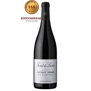 Rượu vang Secret de Lunes BIO Pinot Noir