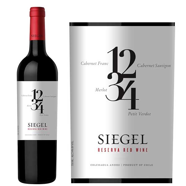 Rượu vang Siegel Reserva Red Wine 1234