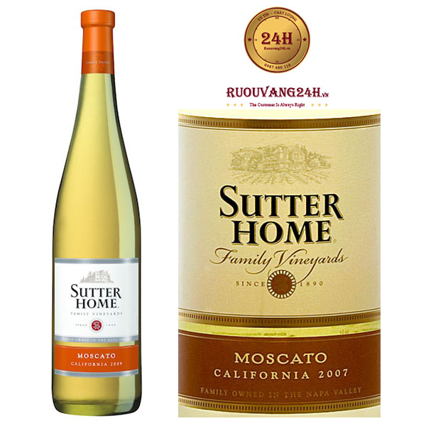 Rượu vang Sutter Home Moscato