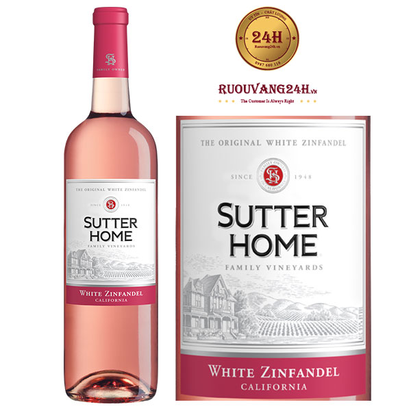 Rượu vang Sutter Home White Zinfandel