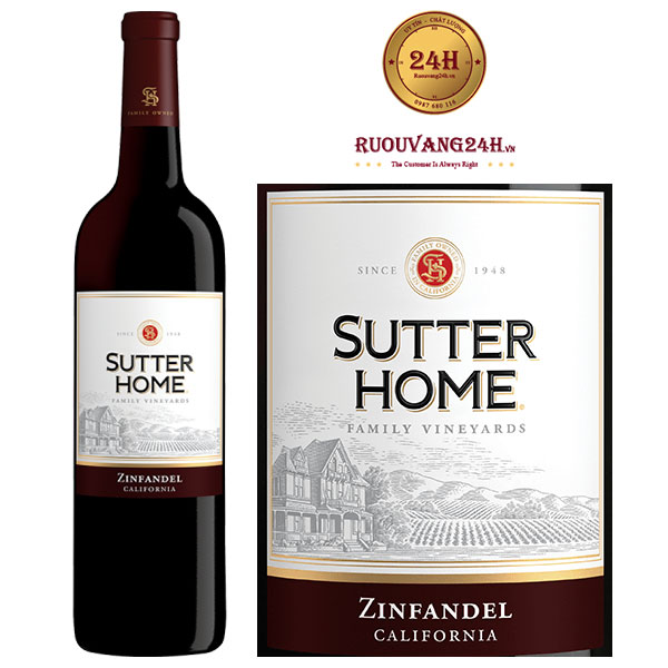 Rượu vang Sutter Home Zinfandel