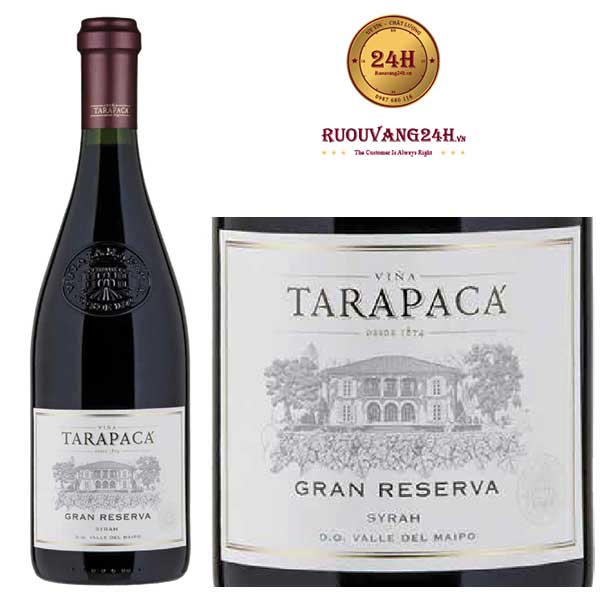 Rượu vang Tarapaca Gran Reserva Syrah