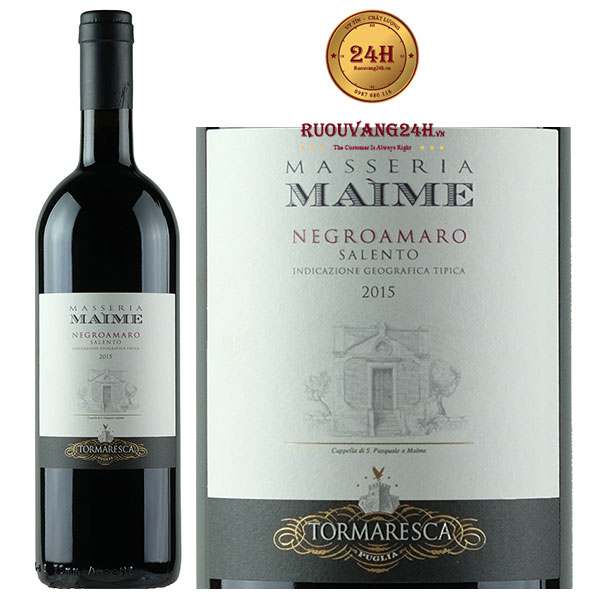 Rượu vang Tormaresca Masserica Maine Salento IGT