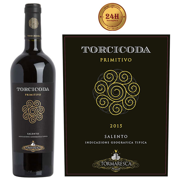 Rượu vang Tormaresca Torcicoda Salento IGT