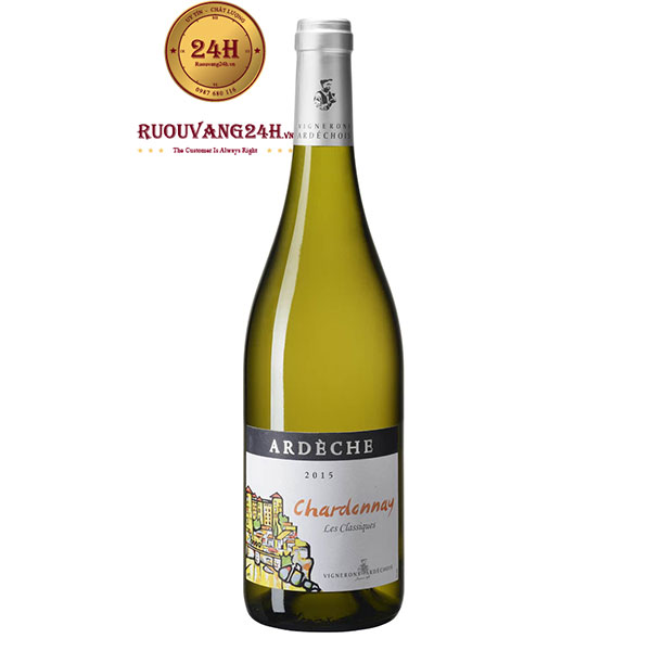 Rượu vang Vignerons Ardechois Les Classiques Chardonnay