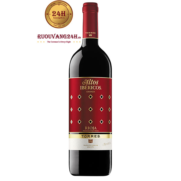 Rượu Vang Torres Altos Ibericos Crianza Rioja - Rượu Vang 24H