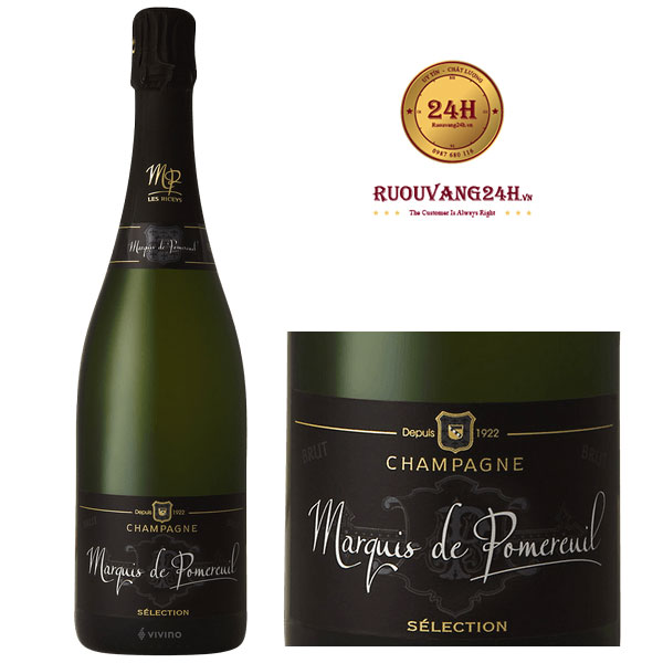Rượu Champagne Marquis De Pomereuil