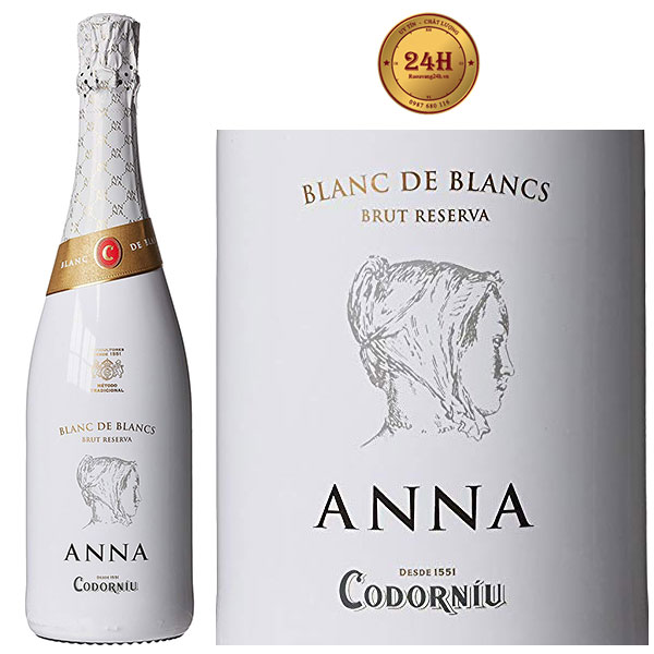 Rượu Vang Anna De Codorniu Blanc de blancs Do Cava