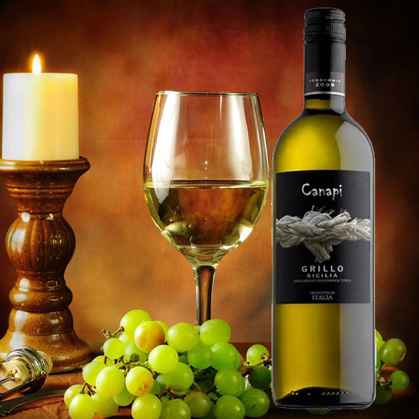 Rượu Vang Canapi Grillo IGT Sicilia