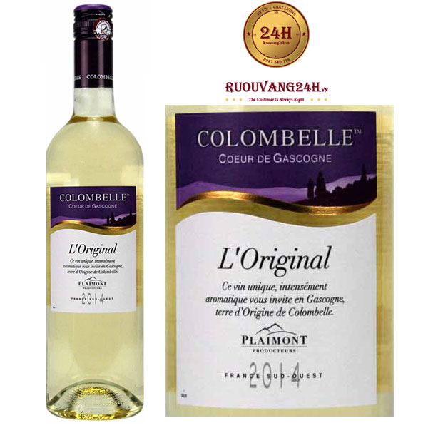 Rượu Vang Colombelle Cotes de Gascogne IGP
