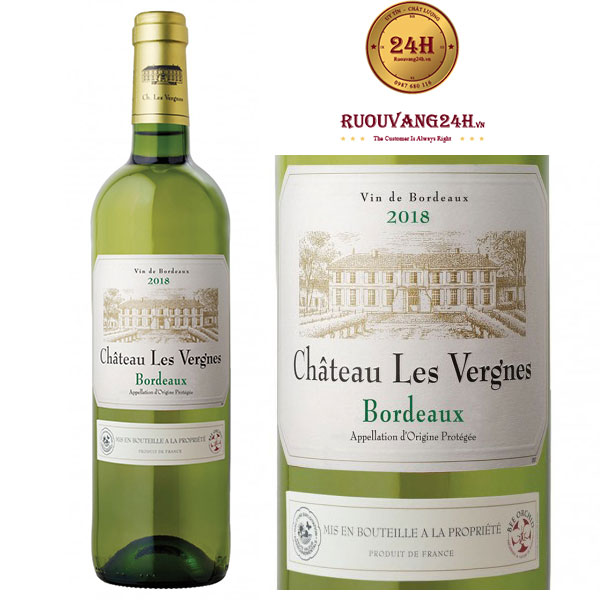 Rượu vang Chateau Les Vergnes Muscadelle - Semillion