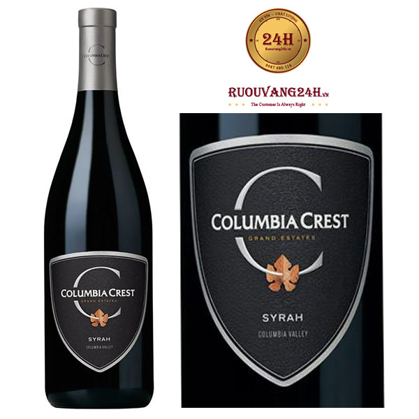 Rượu vang Columbia Crest Grand Estates Syrah