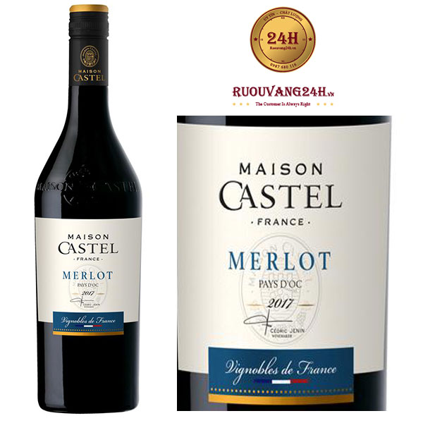 Rượu vang Maison Castel Merlot Bordeaux