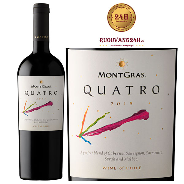 Rượu vang Montgras Quatro – Blend