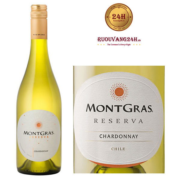 Rượu vang Montgras Reserva Chardonnay