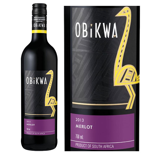 Rượu vang Obikwa Merlot Western Cape