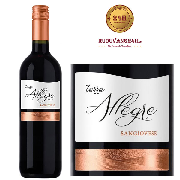 Rượu vang Terre Allegre - IGT  Sangiovese