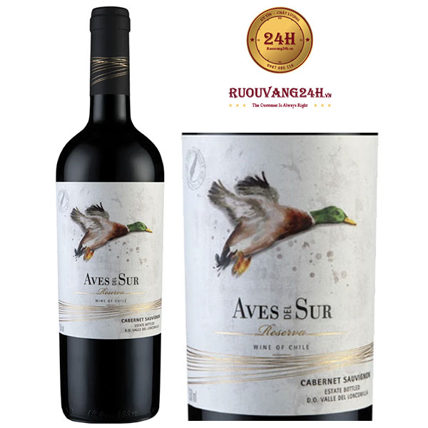 Rượu vang Chile Aves Del Sur Cabernet Sauvignon
