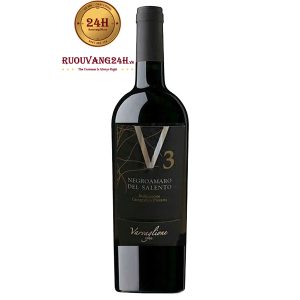 Rượu vang V3 Negroamaro Del Salento IGP