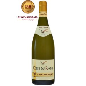 Rượu vang Vidal Fleury Cotes Du Rhone Blanc