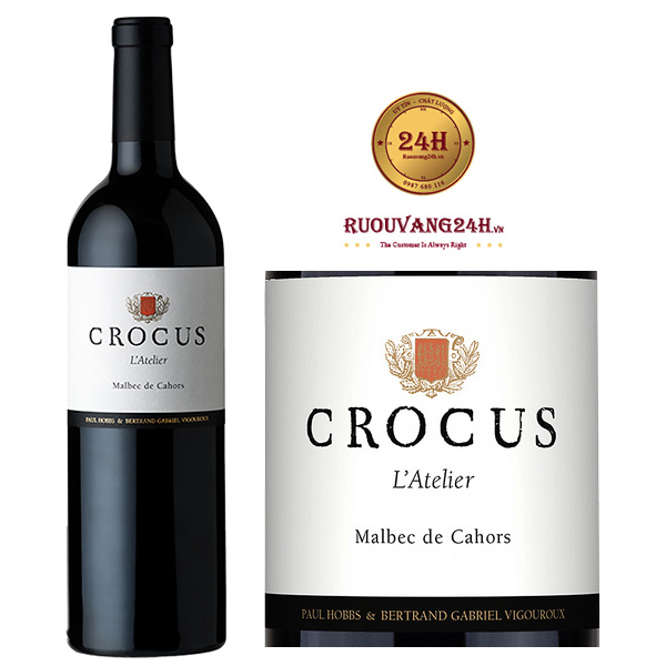 Rượu vang Crocus L'Atelier
