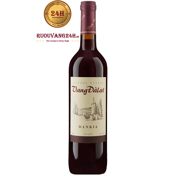 Rượu Vang Đà Lạt Dankia Red Wine - Rượu Vang 24H