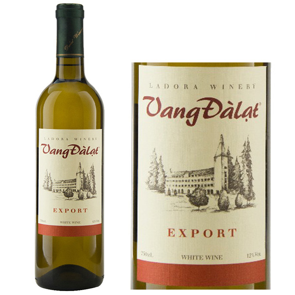 Rượu Vang Đà Lạt Export White Wine - Rượu Vang 24H