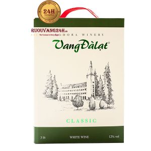 Rượu Vang Bịch Đà Lạt Classic White Wine