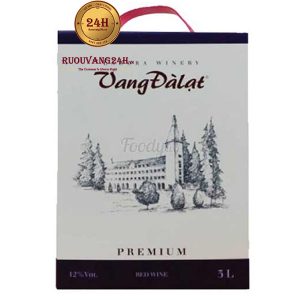 Rượu Vang Bịch Đà Lạt Premium Red Wine