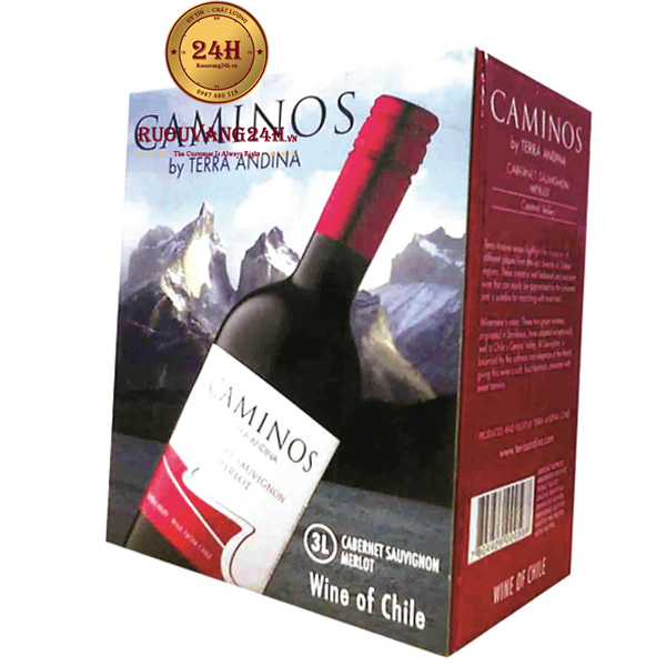 Rượu Vang Bịch Caminos Cabernet Sauvignon 3L