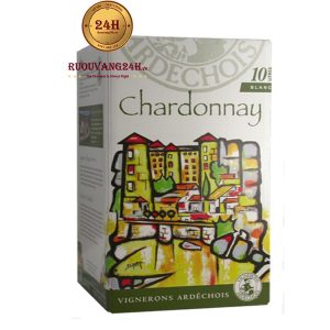 Rượu Vang Bịch Pháp Ardeche Chardonay