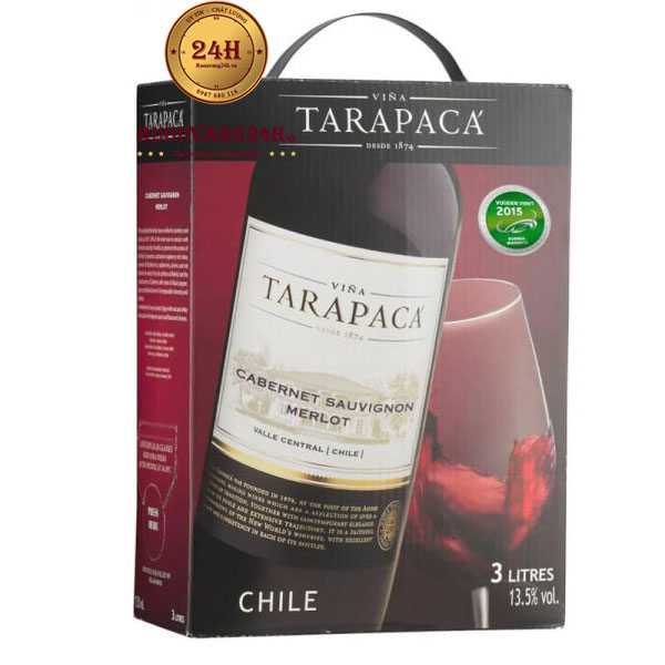 Rượu Vang Bịch Tarapaca Cabernet Sauvignon 3L