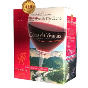 Rượu Vang Bịch Vivarai Rouge Vignerons Archechois