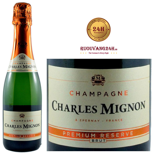 Rượu Champagne Charles Mignon Brut Premium Reserve