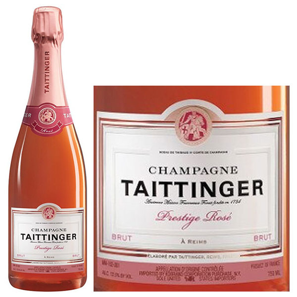 Rượu Champagne Taittinger Brut Prestige Rose