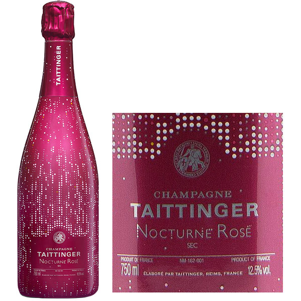 Rượu Champagne Taittinger Nocturne Rose City Lights