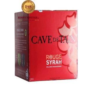 Rượu Vang Bịch Cave De Tain Rouge De Syrah