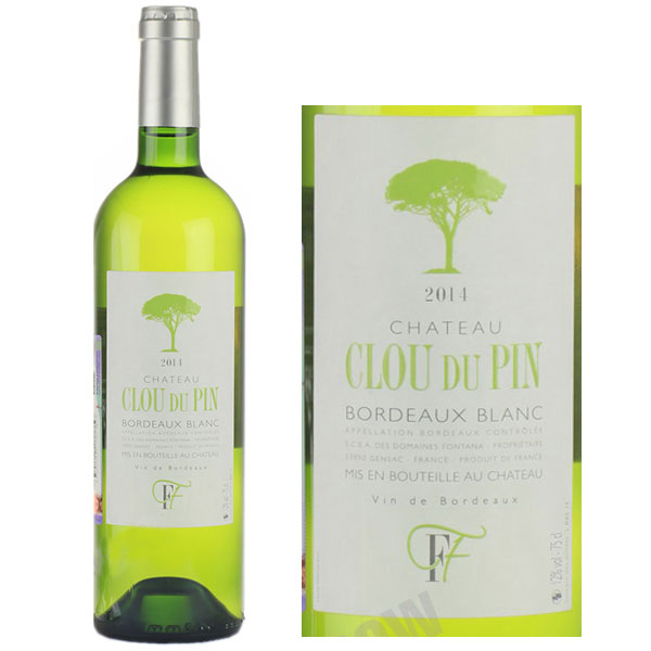Rượu Vang Chateau Clou Du Pin Bordeaux Blanc
