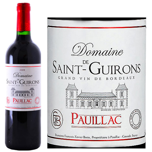Rượu Vang Domaine De Saint Guirons Pauillac