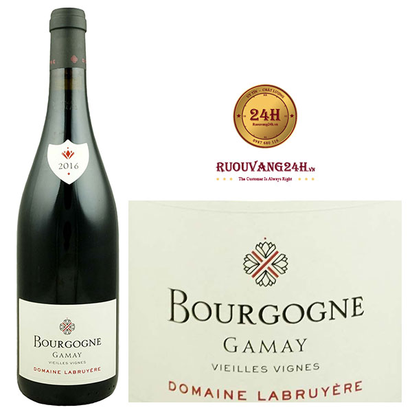 Rượu Vang Domaine Labruyere Bourgogne Gamay