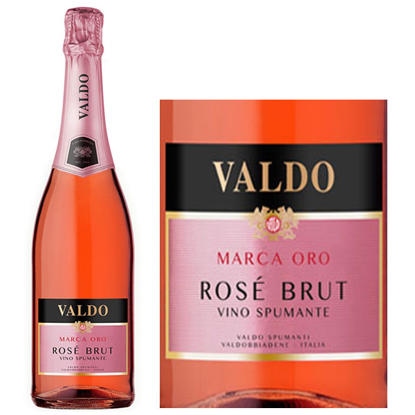 Rượu Vang Nổ Valdo Rose Brut Vino Spumante
