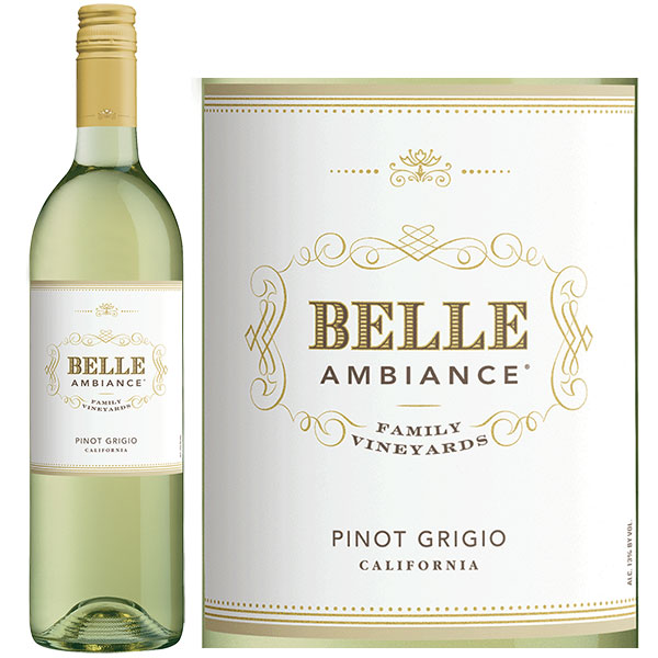 Rượu Vang Belle Ambiance Pinot Grigio California