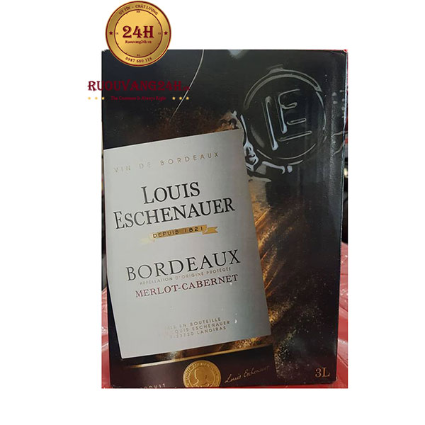 Rượu Vang Bịch Louis Eschenauer Bordeaux 3L