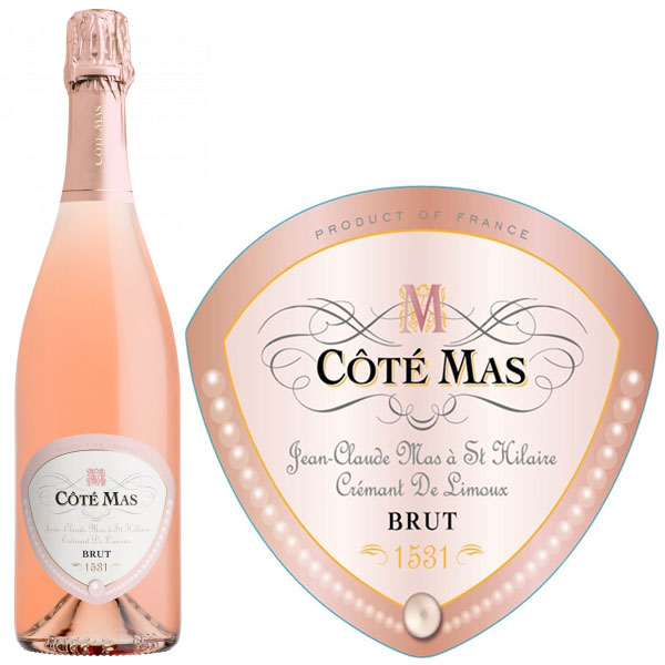 Rượu Vang Nổ Cote Mas Cremant De Limoux Rose Brut