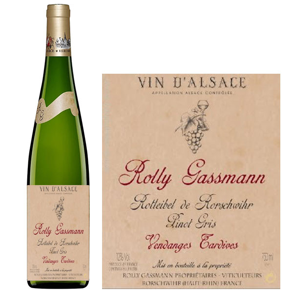 Rượu Vang Pháp Rolly Gassmann Rotleibel De Rorschwihr Pinot Gris